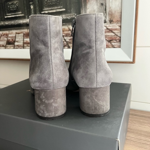 Ann Taylor Suede Gray Bootie 6.5 - Picture 3 of 4